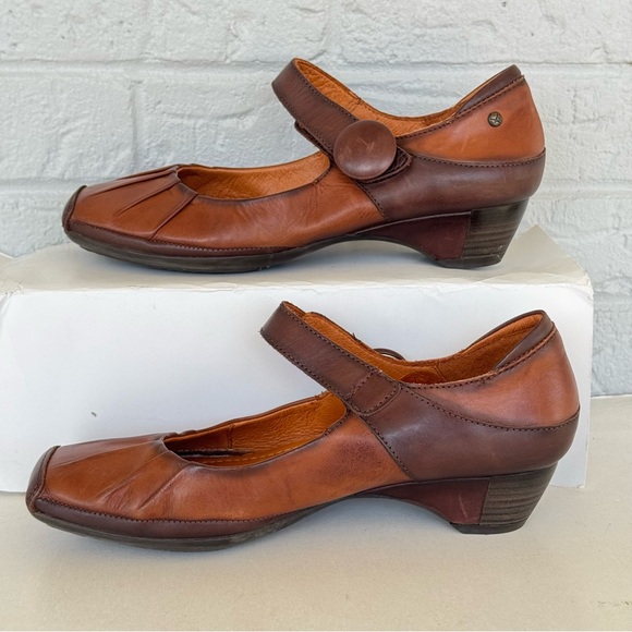 Pikolinos Gandia Leather Mary Jane Shoes Women's 8.5 - Picture 13 of 14
